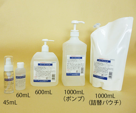 手指殺菌消毒用速乾性アルコールジェルタイプ ユージェルS ポンプ 1000mL　5206 1本