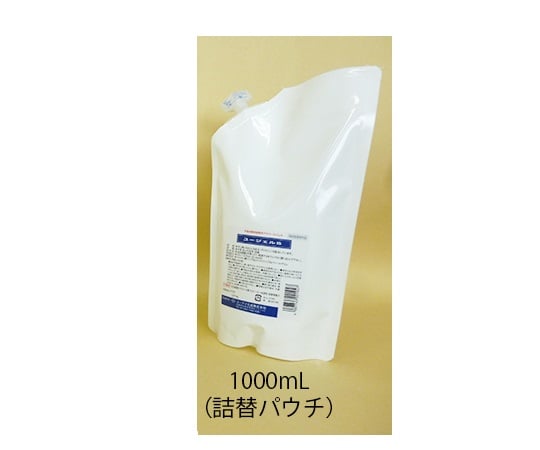 手指殺菌消毒用速乾性アルコールジェルタイプ ユージェルS 詰替パウチ 1000mL　5204 1本