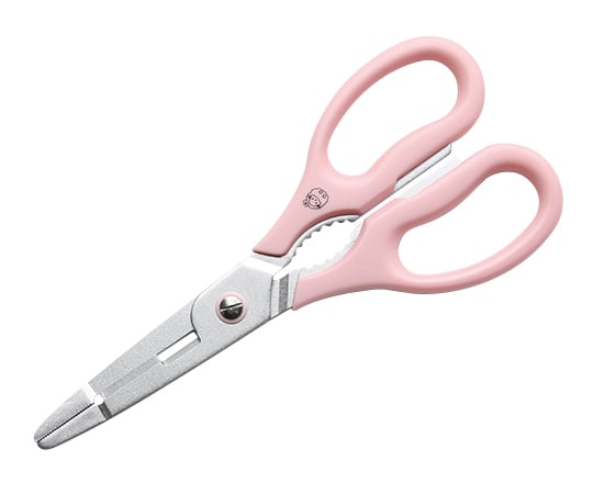 Multi-function pill scissors, pink, 1 piece