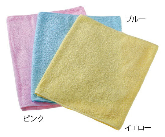 Colored towels (full pile) 200 momme Yellow 12 sheets per bag (12 sheets per bag)
