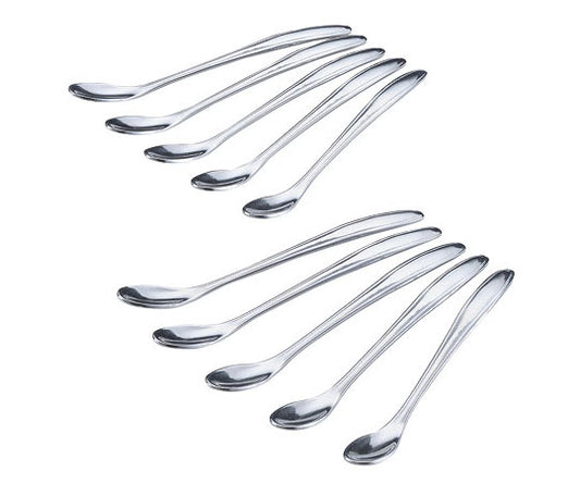 18-8 Mustard spoon, 10 pieces per bag, 1 bag (10 pieces)