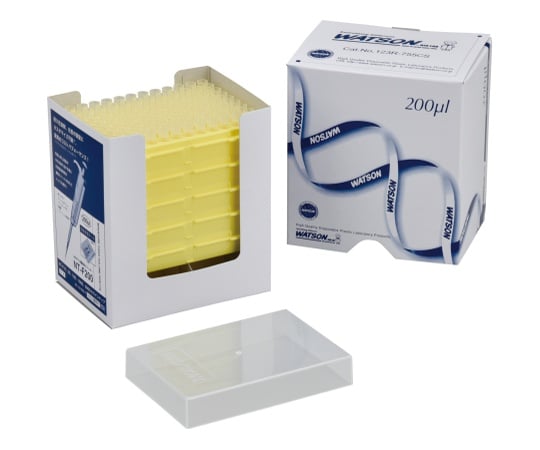 200μL 눈금 첨부 클리어 칩 에코 팩 멸균 1상자(96개×50상자입) 123R-755CS 1상자(96개×50상자입)