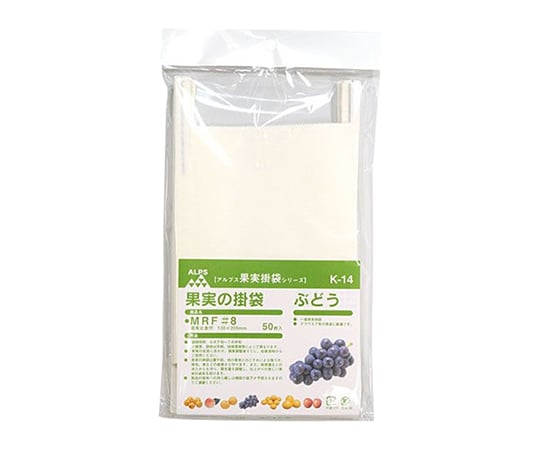 Fruit bag for grapes Size: 205mm length x 130mm width (50 pieces) K-14 50 pieces 1 set (50 pieces)