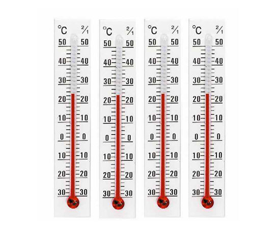 온도계 세로 4개 세트 DP-7S4 1 세트