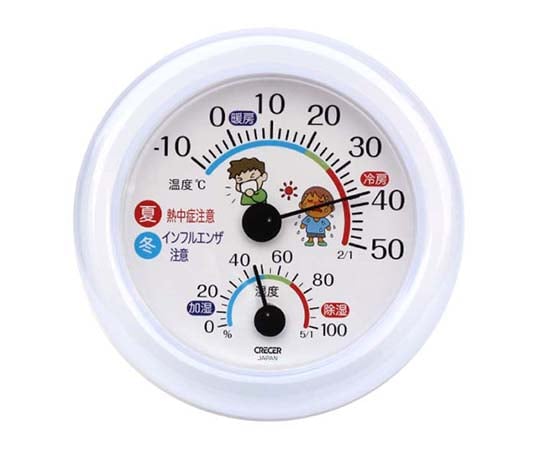 Thermo-hygrometer Heat stroke/influenza TR-103W 1 unit
