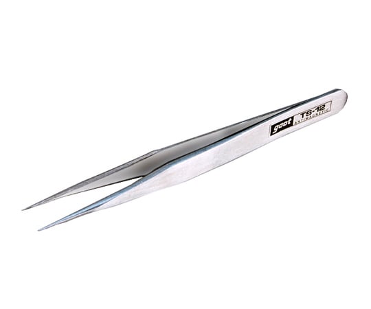 精密ピンセット (強力タイプ) 長さ：約115mm　TS-12 1個