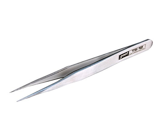 精密ピンセット (強力タイプ) 長さ：約115mm　TS-12 1個