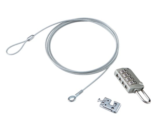 다이얼 자물쇠 와이어 잠금 ESL-39 1개