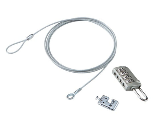 다이얼 자물쇠 와이어 잠금 ESL-39 1개