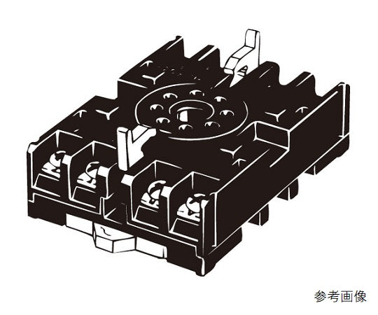 共用ソケット 丸形ソケット P2CF(表面接続)　P2CF-08 1個