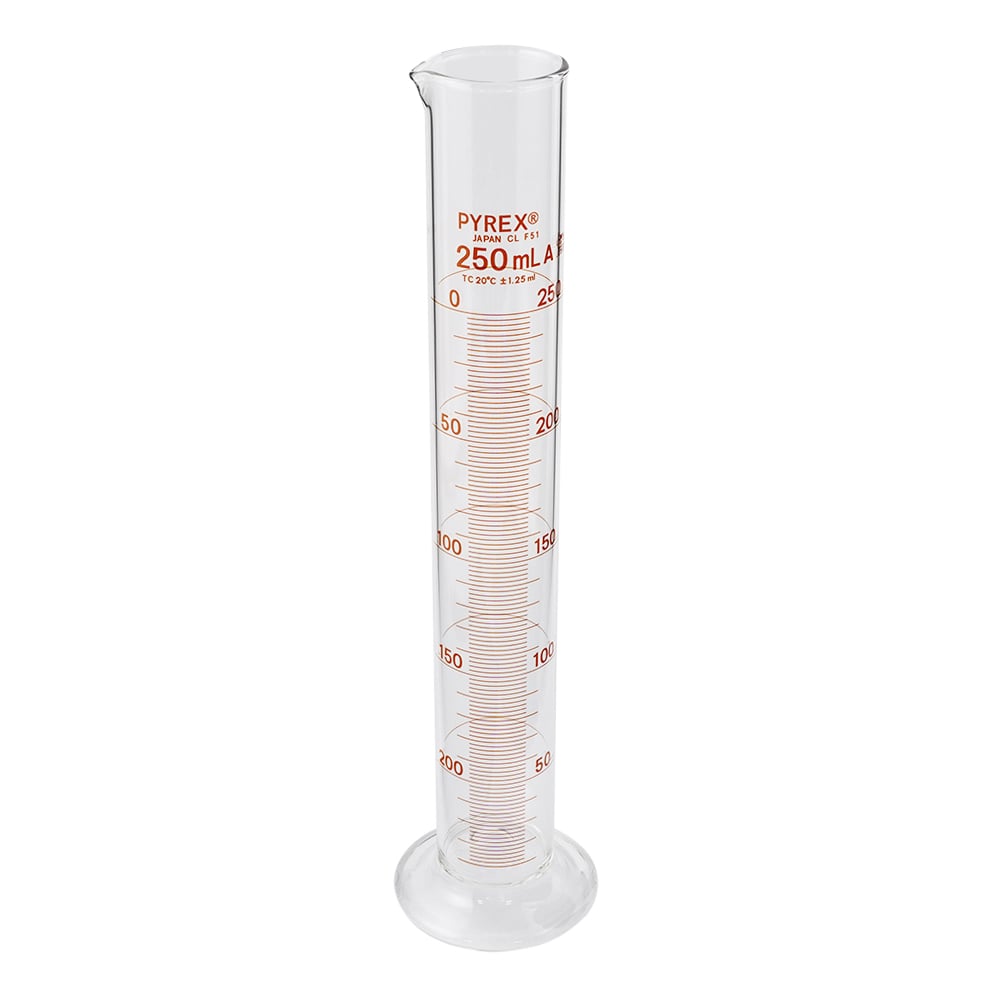 PYREX(R) JIS メスシリンダー 250mL　3022JIS-250 1本/ケース