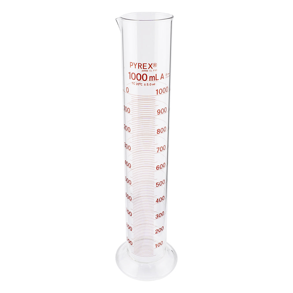 PYREX(R) JIS Measuring Cylinder 1000mL 3022JIS-1L 1pc/case