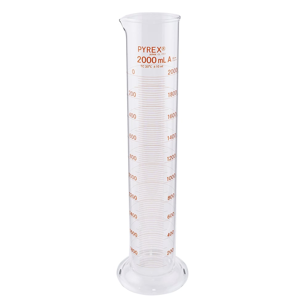 PYREX(R) JIS Measuring Cylinder 2000mL 3022JIS-2L 1pc/case