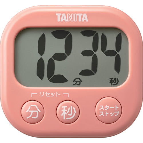 ＴＡＮＩＴＡ　抗菌でか見えタイマー　ＴＤ−４２９−ＰＫ　TD-429-PK　1 個