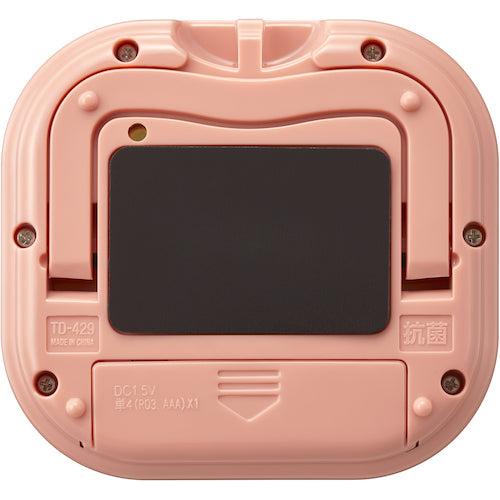 ＴＡＮＩＴＡ　抗菌でか見えタイマー　ＴＤ−４２９−ＰＫ　TD-429-PK　1 個