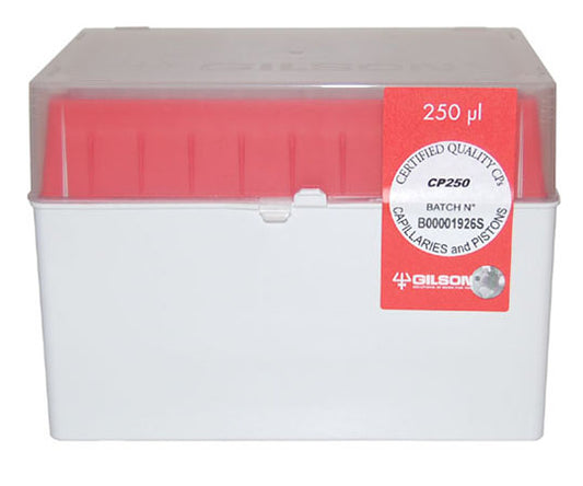 キャピラリー＆ピストン　CP-250ST　96本×6ボックス（滅菌済）　F148714 1箱(96本×6ラック入)