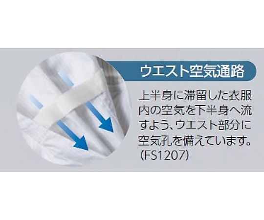 ESD protection dustproof coveralls, white, FG154C-01, LL, 1 piece