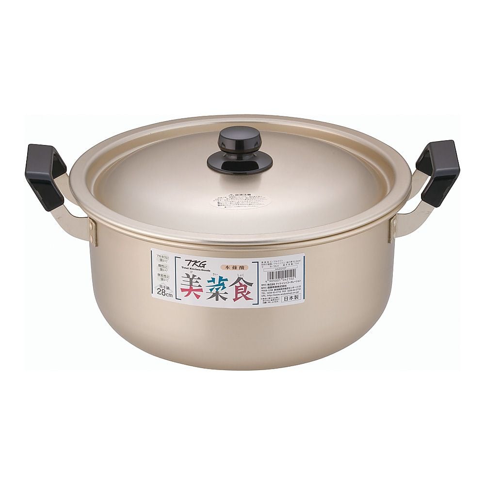 TKG 本しゅう酸 美菜食 両手鍋 28cm 1個