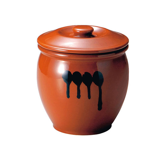 Ceramic half-body jar with lid, 3.6L, size 2, 1 piece