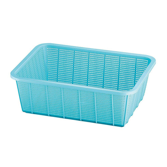 Deep square basket, large, blue, AKG234, 1 piece