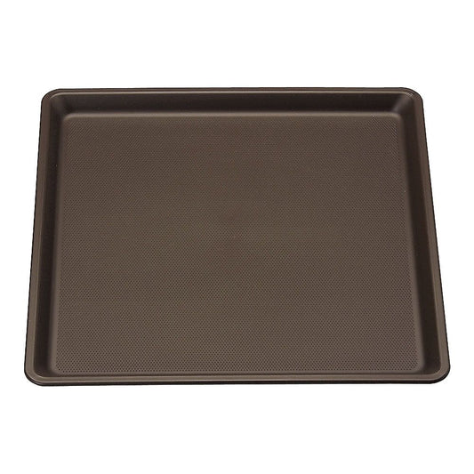 PP Square Tray Brown (Non-Slip) M44-352 1 piece