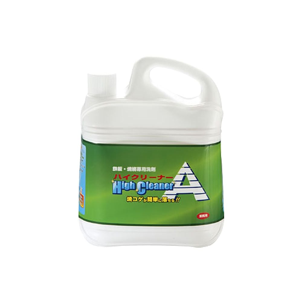 焼肉店用焼網・鉄板専用洗剤 ハイクリーナーA 4L 1個