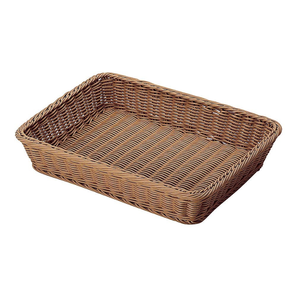 PP Bakery Basket, Deep Square, Model 40, Brown, VB-904-BR, 1 pc
