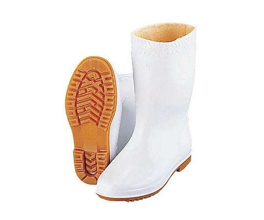 弘進 防寒ゾナ耐油長靴P 白 27cm (ウレタンパイルボア裏) 1足