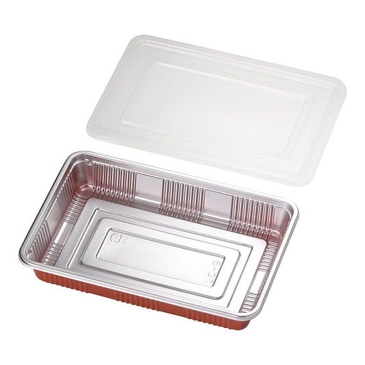 弁当容器 透明蓋付(100セット入)　LC-9 1ケース(100セット入)