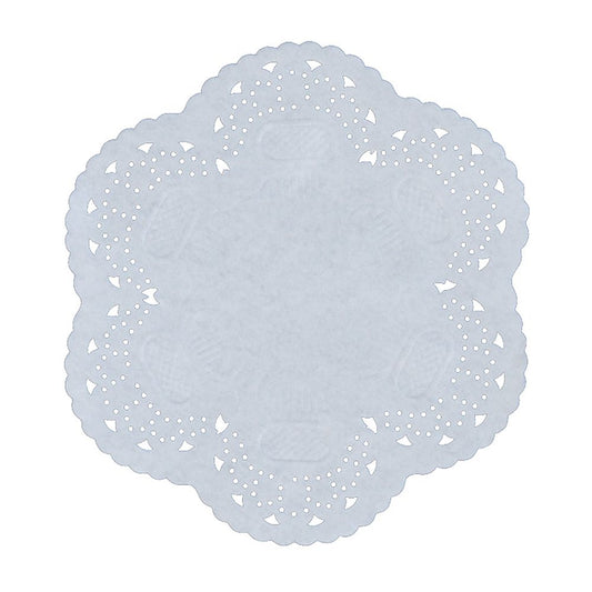 Oil-resistant lace paper, round, size 6 (500 sheets) 1 case (500 sheets)