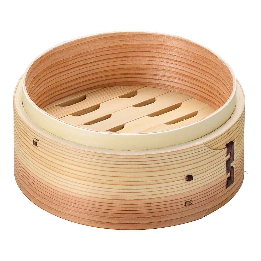 Cedar mini Chinese steamer 15cm with lid x 1