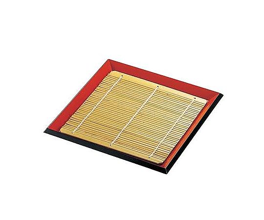 7치수 굵은 옷감 메밀 접시 주부치 블랙 49930110 대나무 수 1개