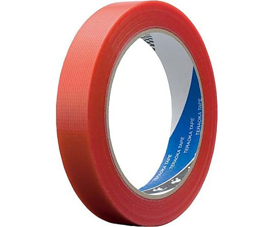 養生P‐カットテープ 18mm 赤 1巻　4142-18ｱｶ 1巻