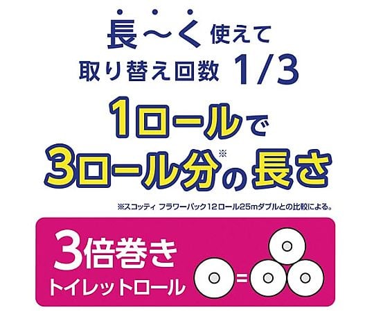 Scotty Flower Pack W75m 4 rolls 1 pack (4 pieces) 22733 1 pack (4 pieces)