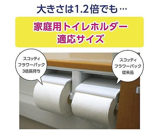 Scotty Flower Pack W75m 4 rolls 1 pack (4 pieces) 22733 1 pack (4 pieces)