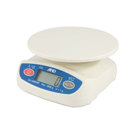 Dustproof and waterproof digital scale Capacity: 3000g Minimum display: 1g UH-3000WP 1 unit