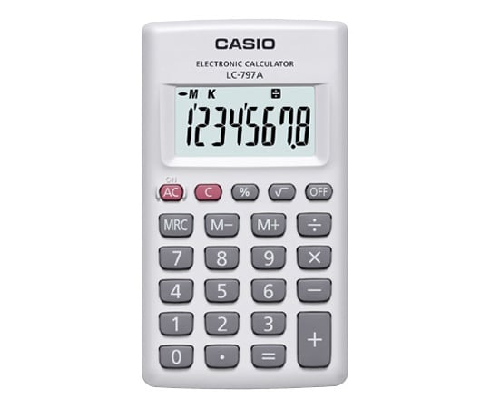 Personal calculator card type (8 digits) LC-797A-N 1 unit