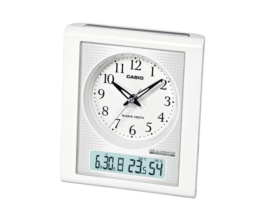 Radio-controlled clock with night-visible light (white) TQT-351NJ-7BJF 1 piece