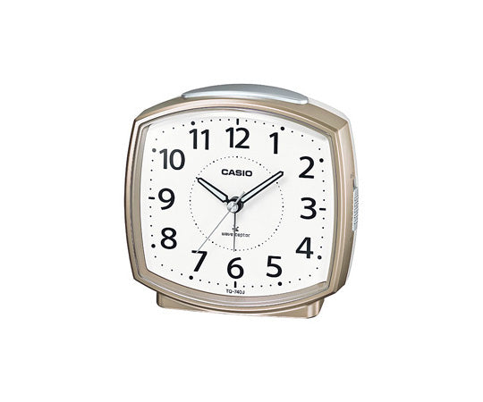 Radio-controlled bell alarm clock (champagne gold) TQ-740J-9JF 1 piece