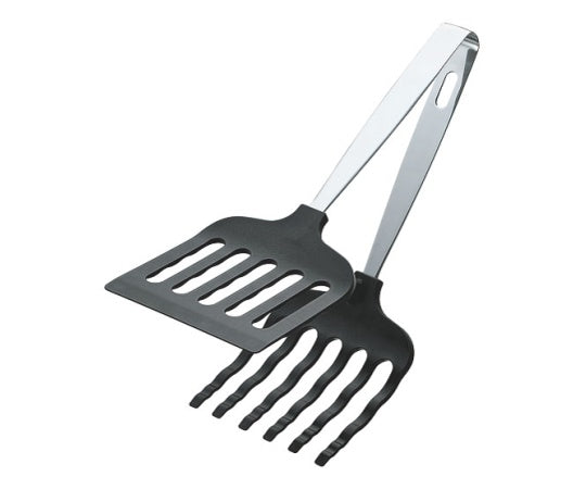 Antibacterial heat-resistant multi-grill tongs 265mm black 1 piece