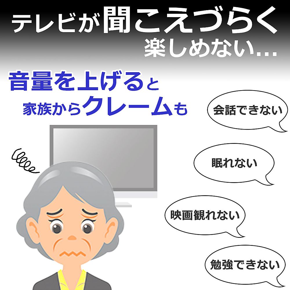 テレビイヤホン白3m　RE-13(IV) 1個