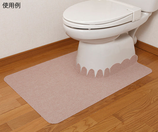 バリアフリーおくながトイレマット 無地 ベージュ　KE-97 1枚