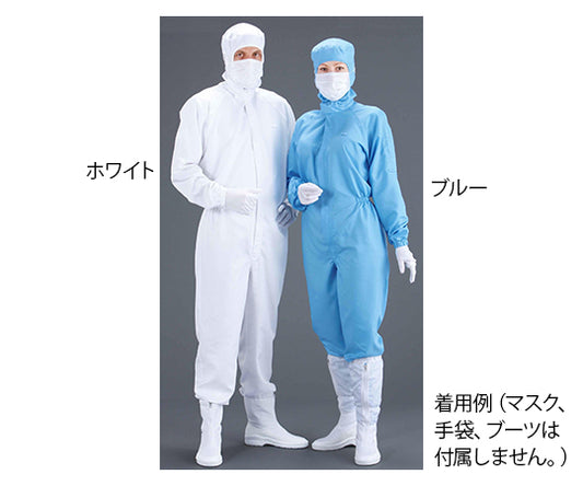 Hooded clean suit, green, size 3L, 7825/J_3L, 1 unit