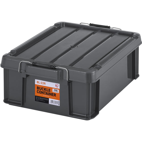IRIS 299204 Buckle Container BL-22R Charcoal Gray BL22RH 1 pc