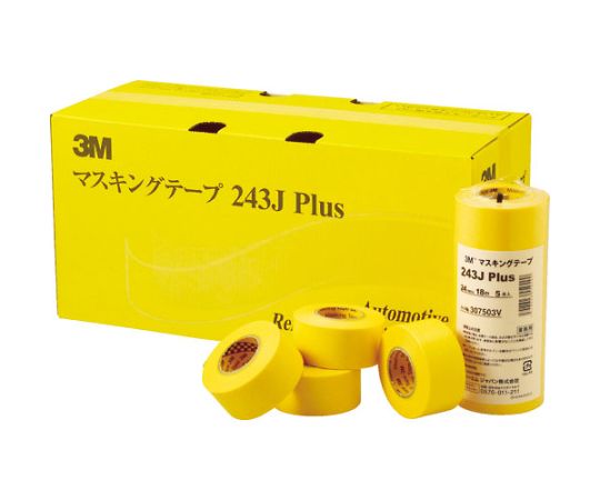 マスキングテープ　243J　Plus　100mmX18m　243J 100 1巻/パック