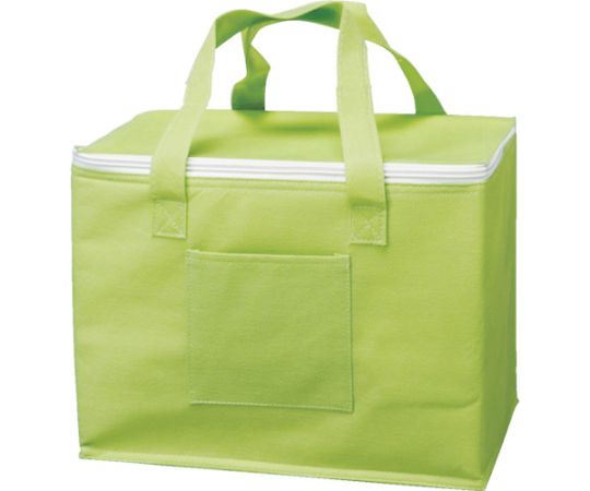 부직포 타입 보냉 가방 그린 용량 9.7L 수납 기준 500mL 페트병 8개 HHB-GN 1개
