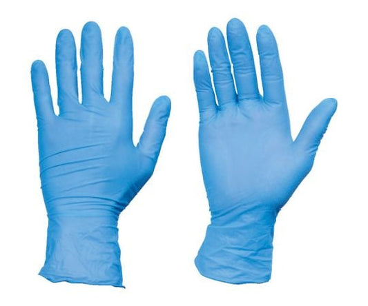 일회용 니트릴 장갑 TG 워크 0.10 분무청 L 100장 TGNN10BL 1상자(100장입)