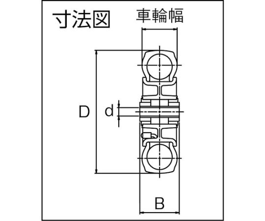 Puncture-free tire φ175mm TKT-175NP 1 piece