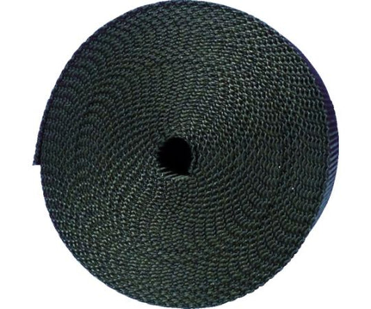 Nylon flat belt 1.2t x 25mm x 5m black TNB255-BK 1 roll
