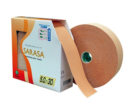 Sarasa Kinesiology Tape for Professional Use 5cm x 30m 1 box KL530 1 roll